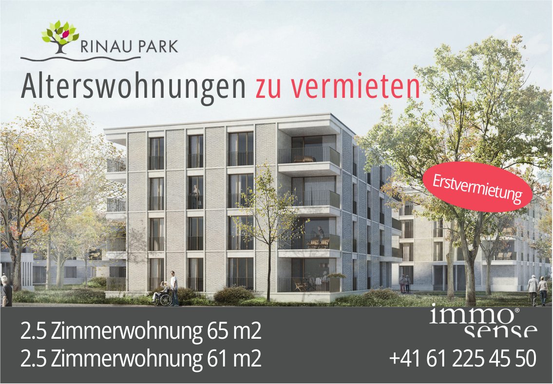Alterswohnungen, 2½-Zimmer-Wohnung, zu vermieten