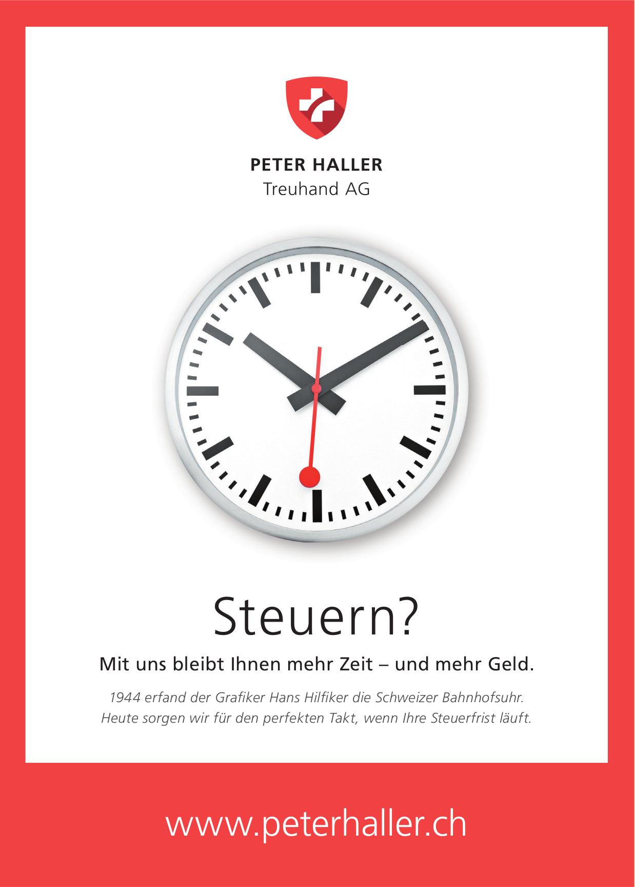Peter Haller Treuhand AG, Steuern?