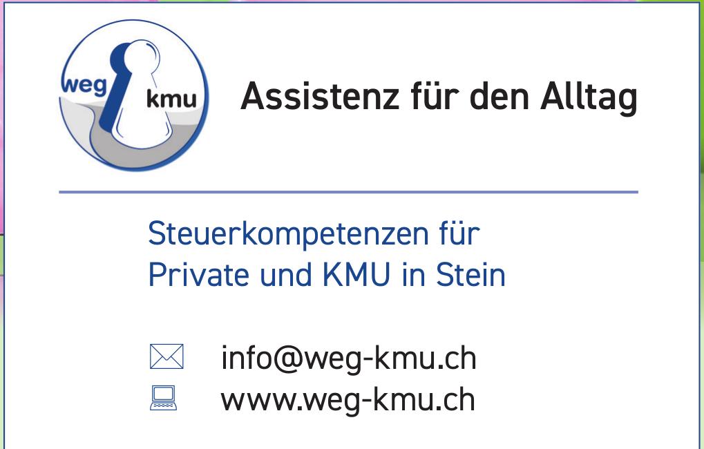 Weg Kmu, Stein - Assistenz für den Alltag