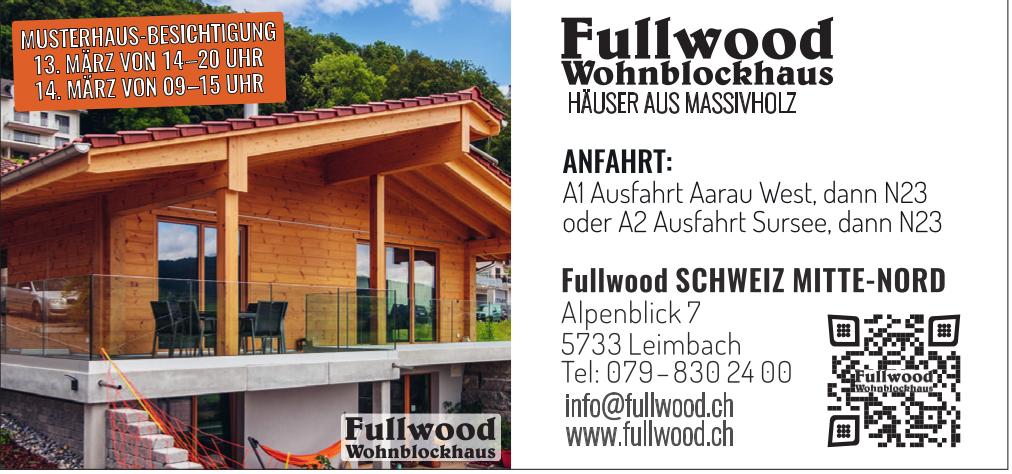 Fullwood Schweiz Mitte-Nord, Leimbach - Häuser aus Massivholz
