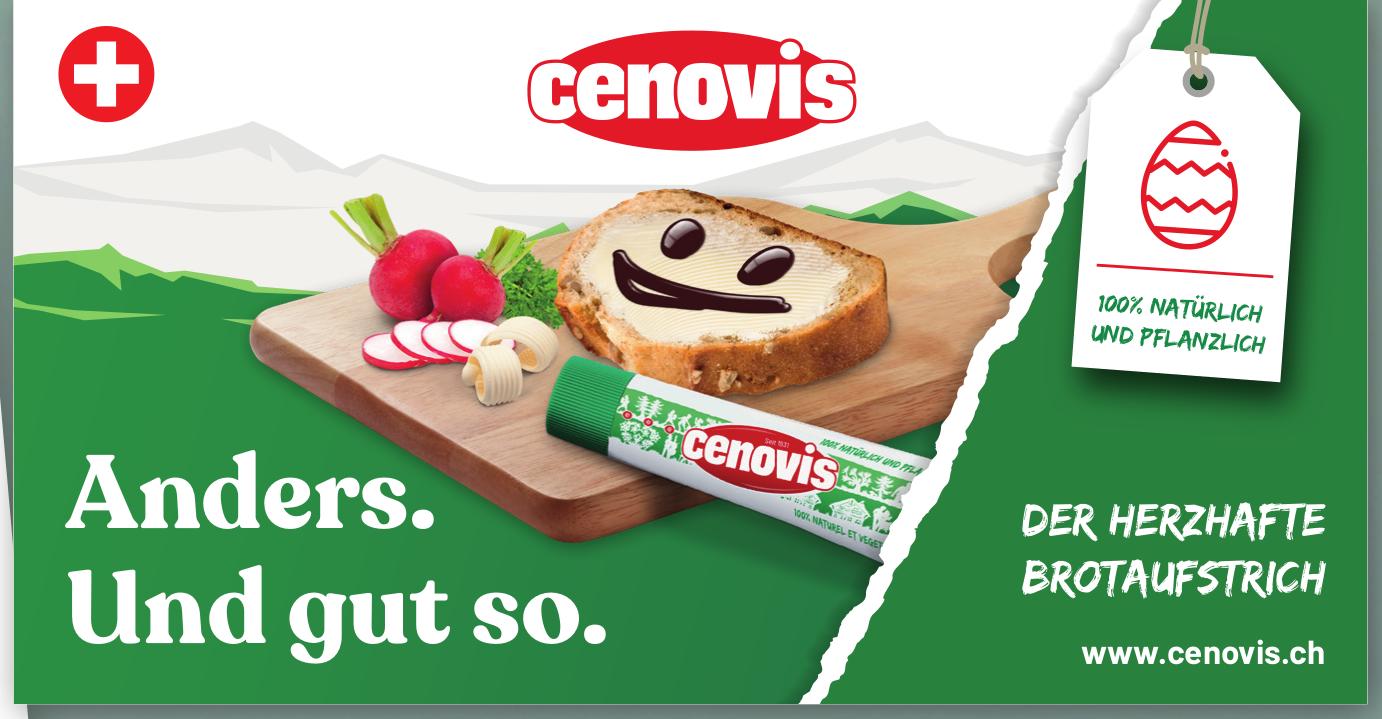 Cenovis, Anders. Und gut so.