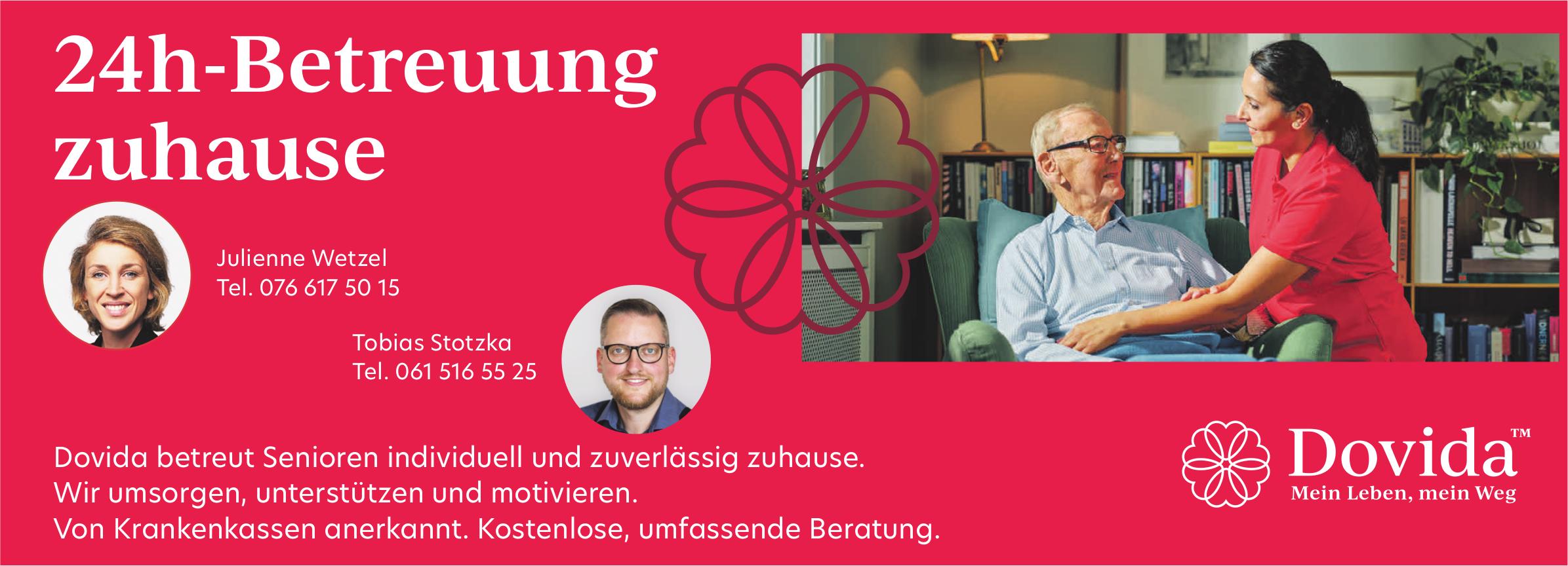 Dovida, 24h-Betreuung zuhause