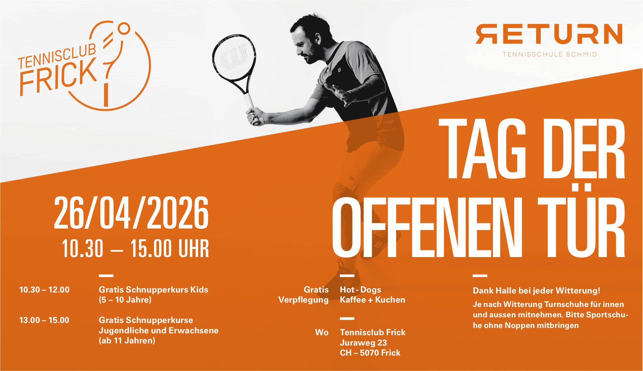 TAG DER OFFENEN TÜR, 26. April, Frick