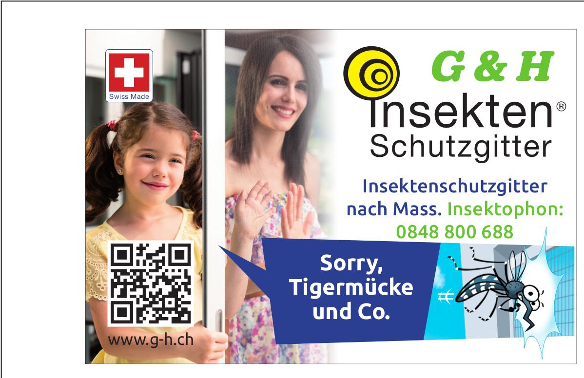 G & H Insekten Schutzgitter, Insektenschutzgitter nach Mass