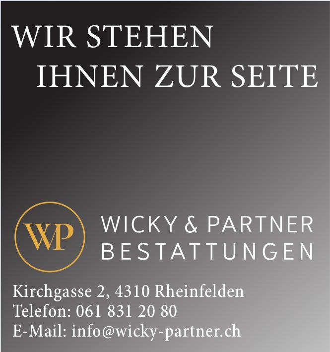 Wicky & Partner Bestattungen, Rheinfelden - Wir stehen Ihnen Zur Seite