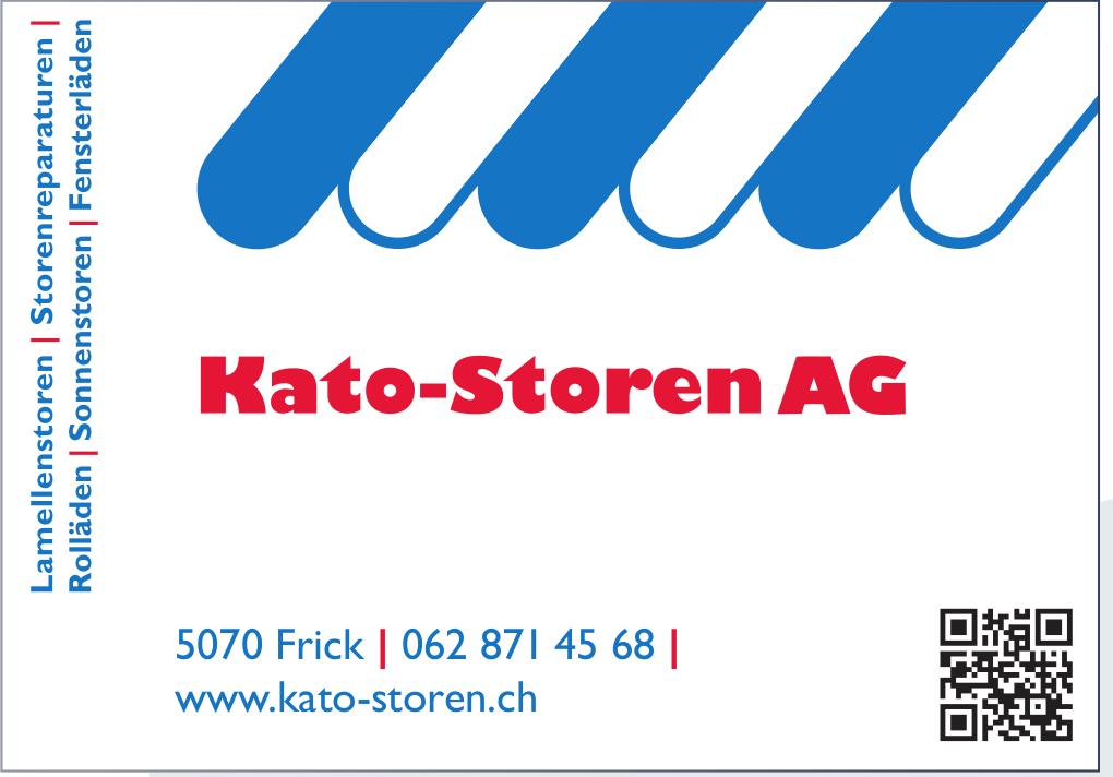 Kato-Storen AG, Frick - Lamellenstoren | Storenreparaturen | Rollläden | Sonnenstoren | Fensterläden