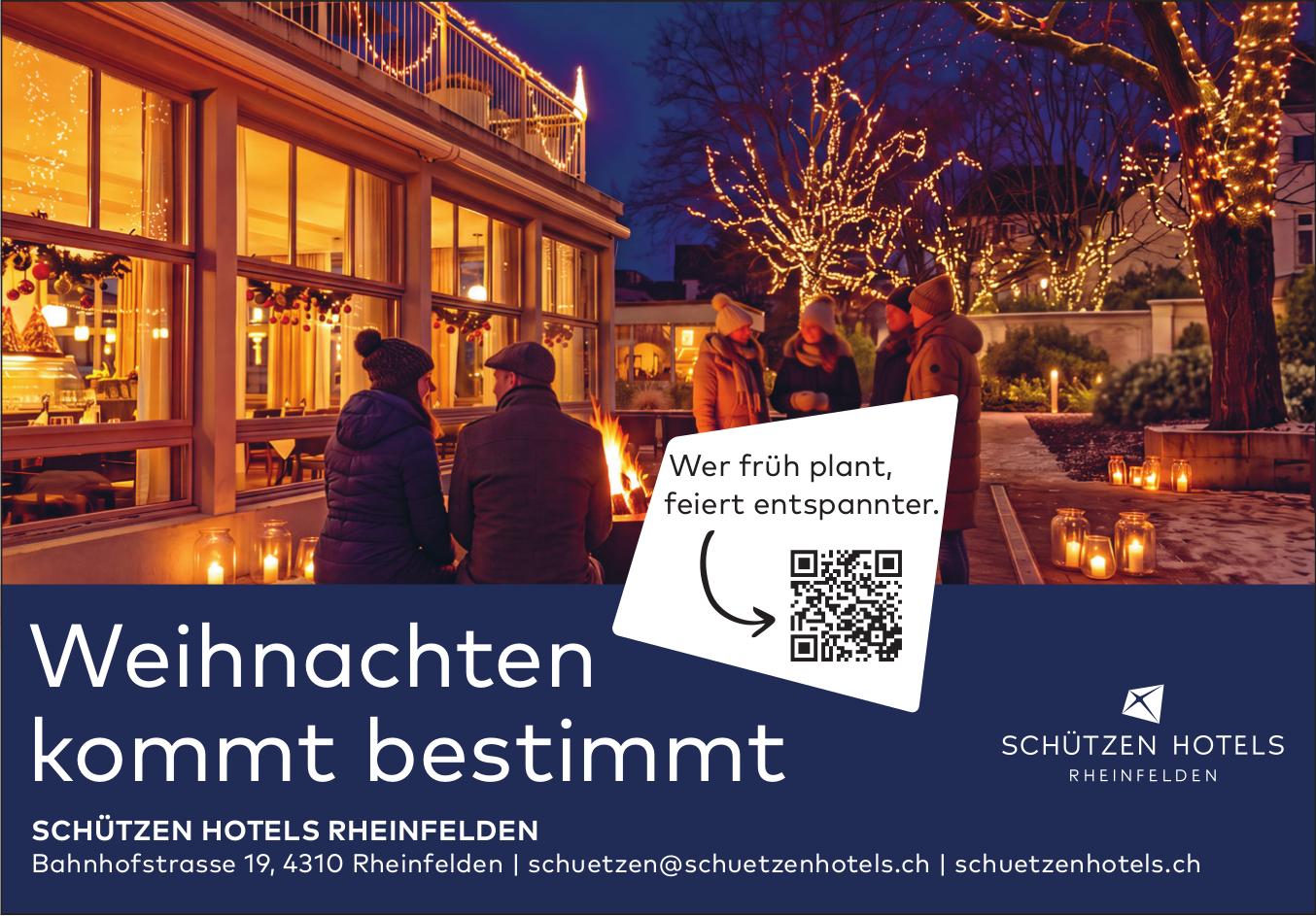 SCHÜTZEN HOTELS RHEINFELDEN, Weihnachten kommt bestimmt