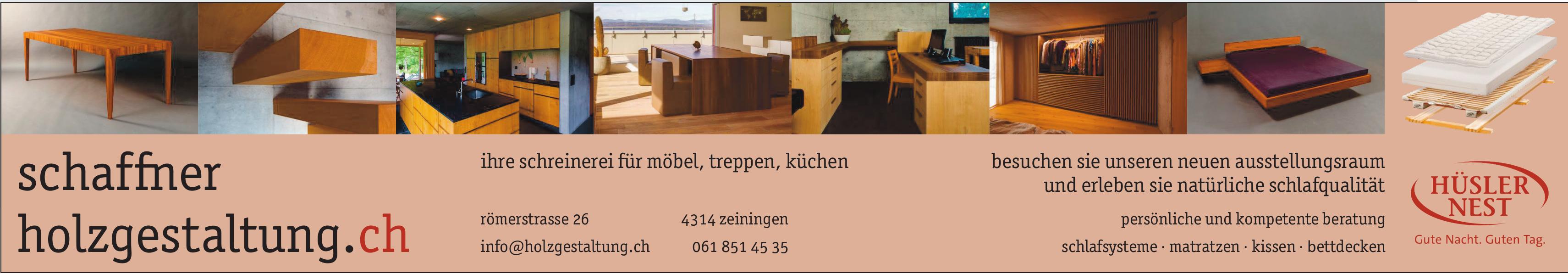 schaffner holzgestaltung.ch, Zeiningen - ihre schreinerei für möbel, treppen, küchen