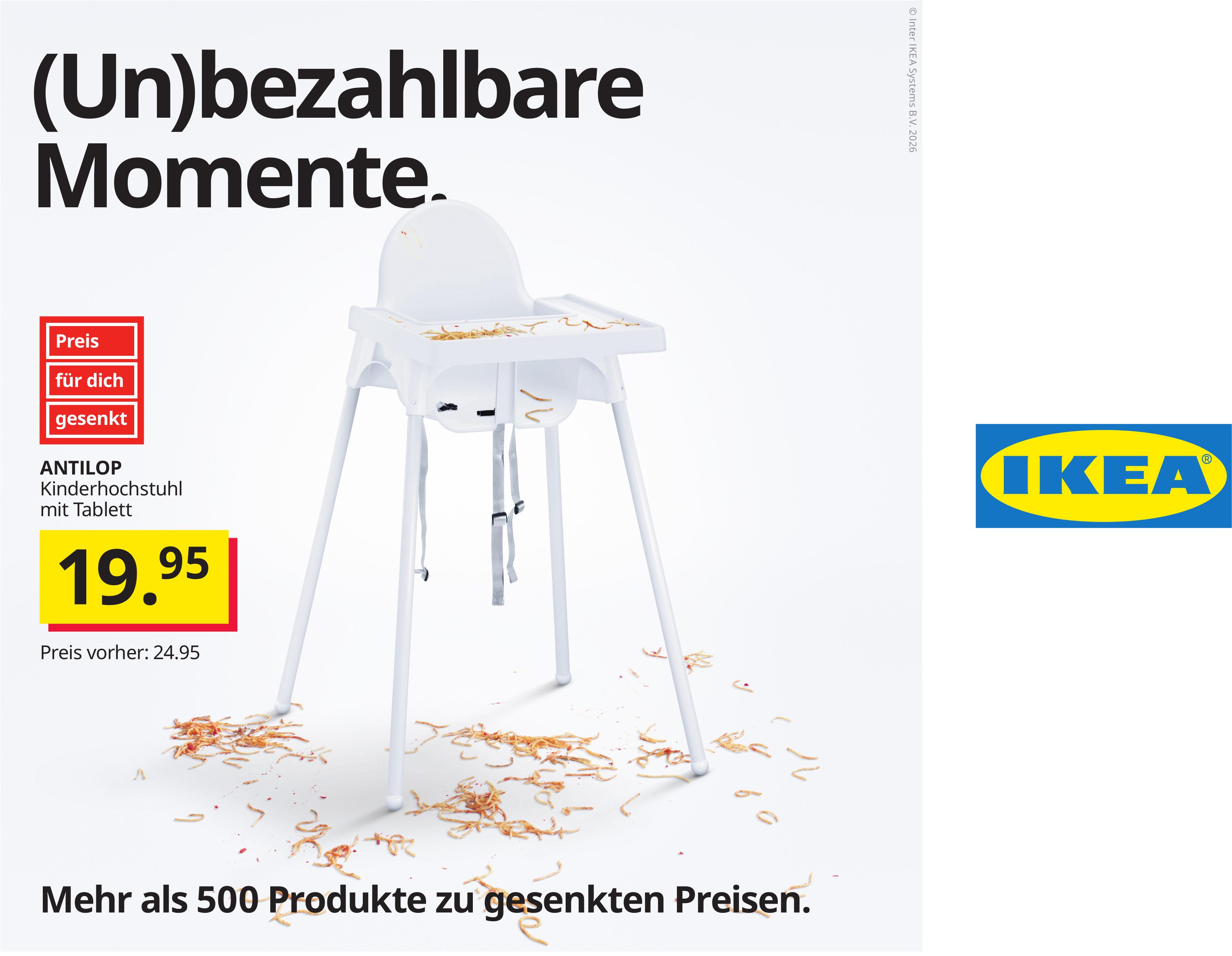 IKEA, (Un)bezahlbare Momente.