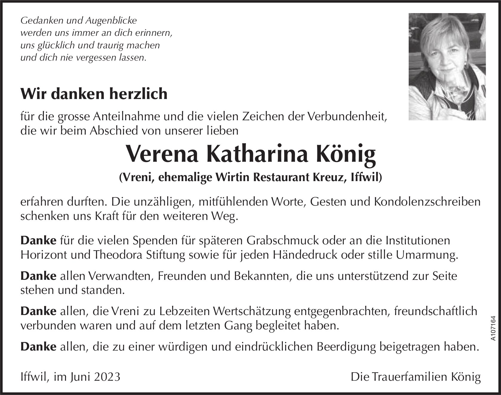 Verena Katharina König, im Juni 2023 / DS