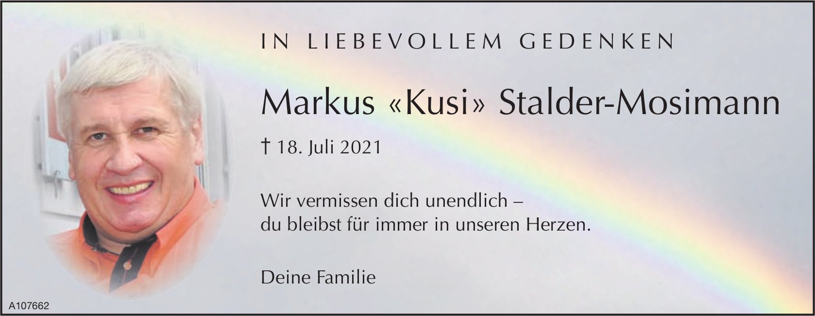 Markus «Kusi» Stalder-Mosimann / JG