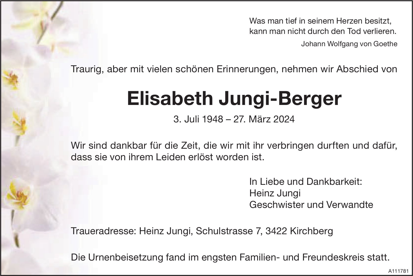 Elisabeth Jungi-Berger, März 2024 / TA