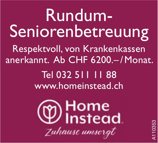 Home Instead - Rundum-Seniorenbetreuung