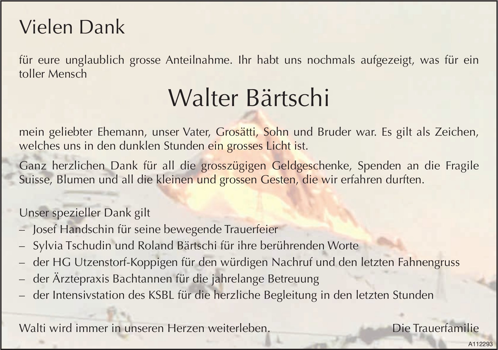 Walter Bärtschi, im Mai 2024 / DS