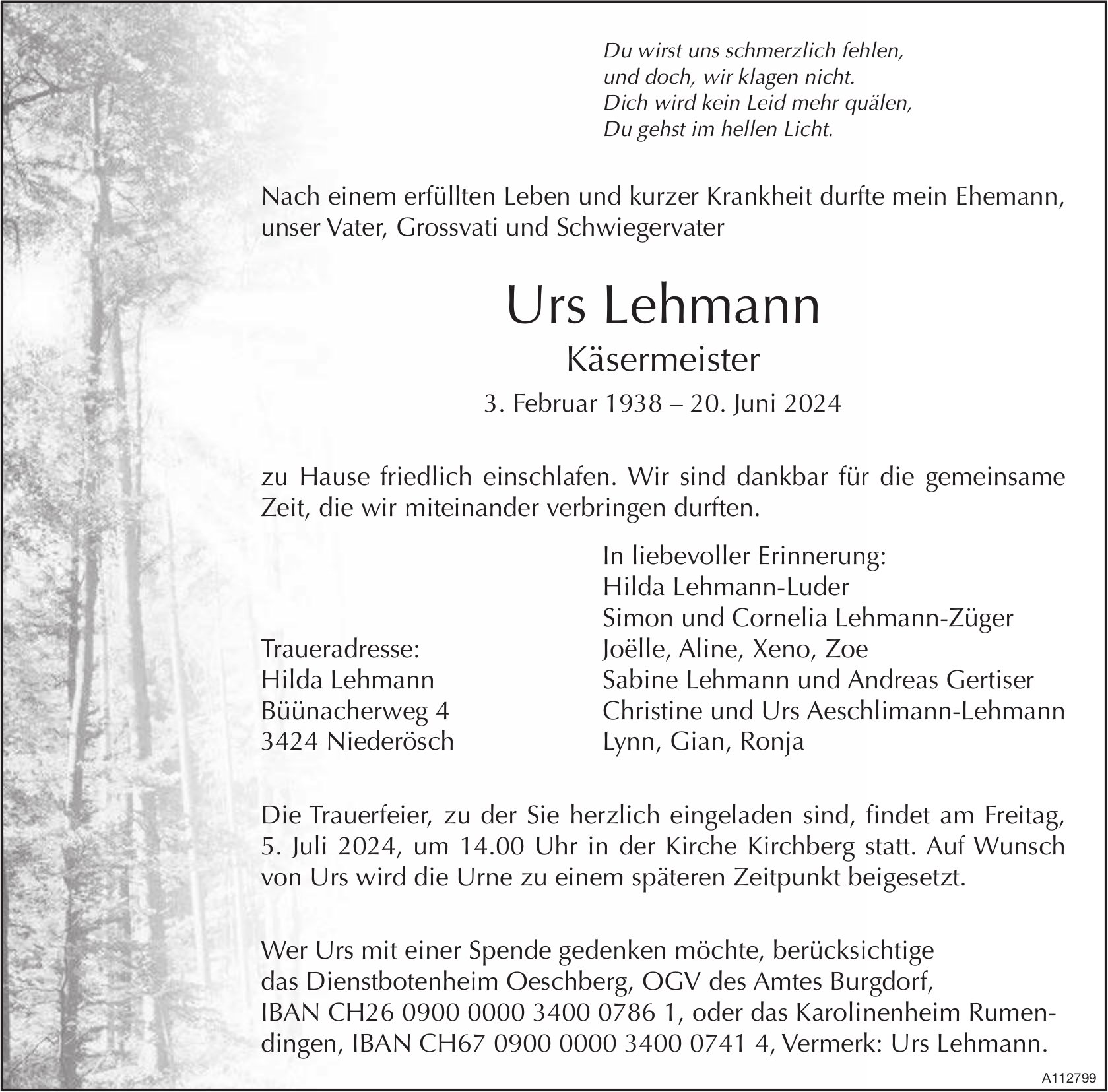 Urs Lehmann, Juni 2024 / TA