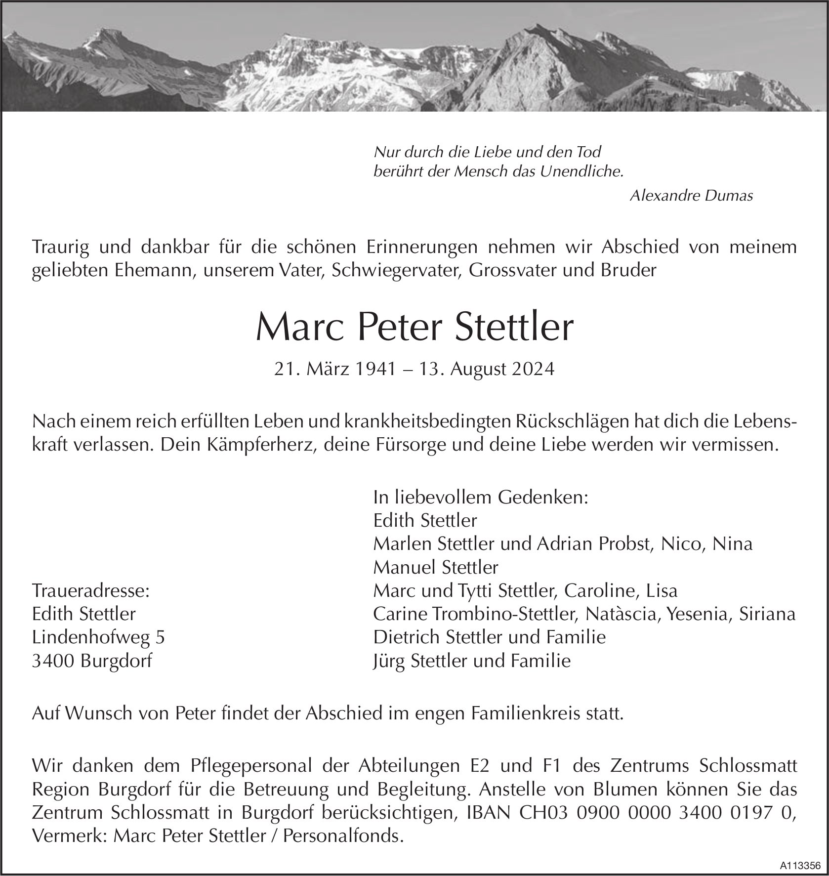 Marc Peter Stettler, August 2024 / TA