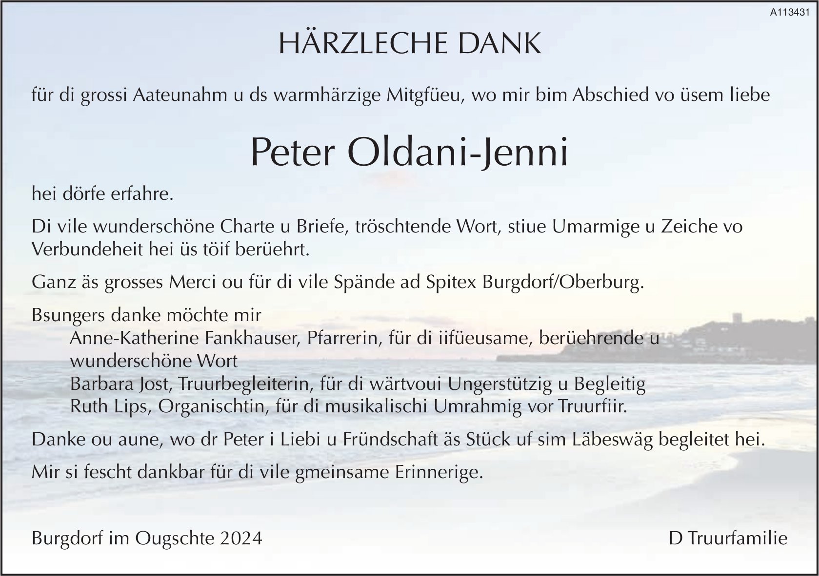 Peter Oldani-Jenni, im August 2024 / DS