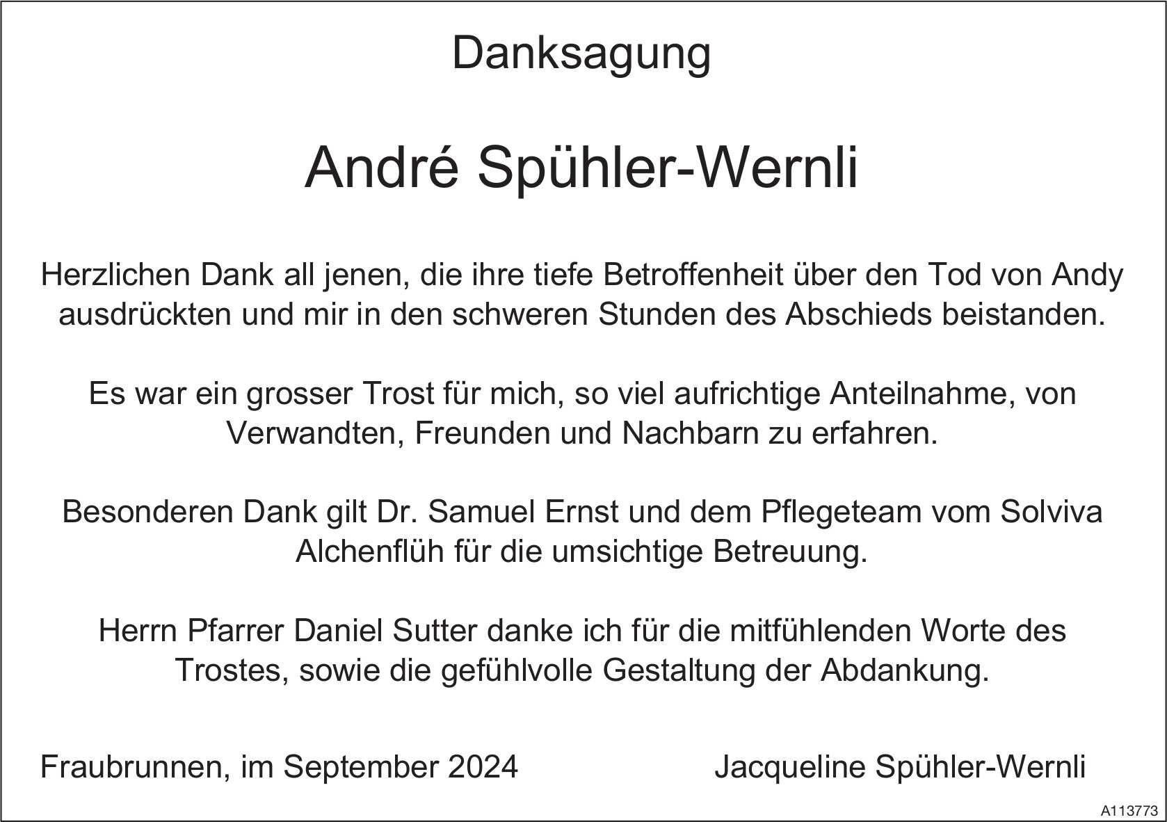 André Spühler-Wernli, im September 2024 / DS