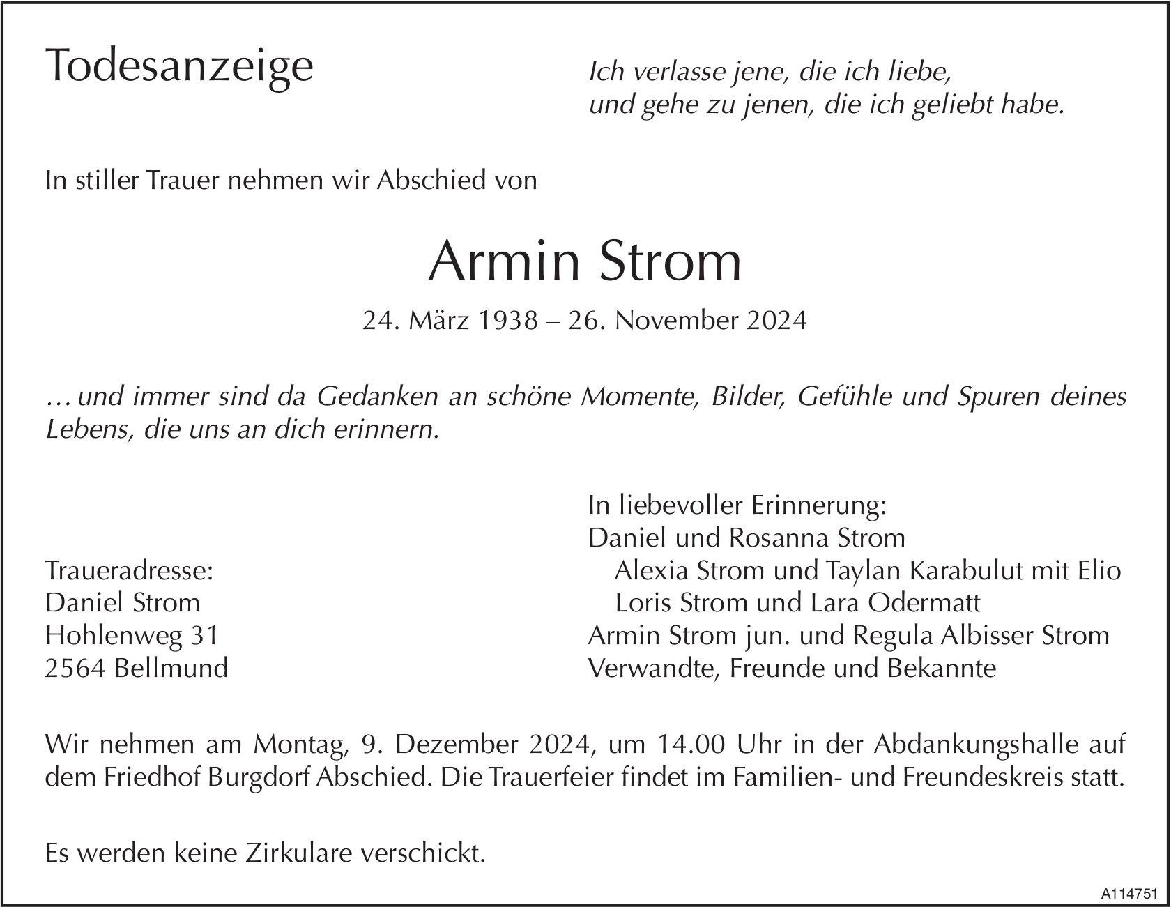 Armin Strom, November 2024 / TA