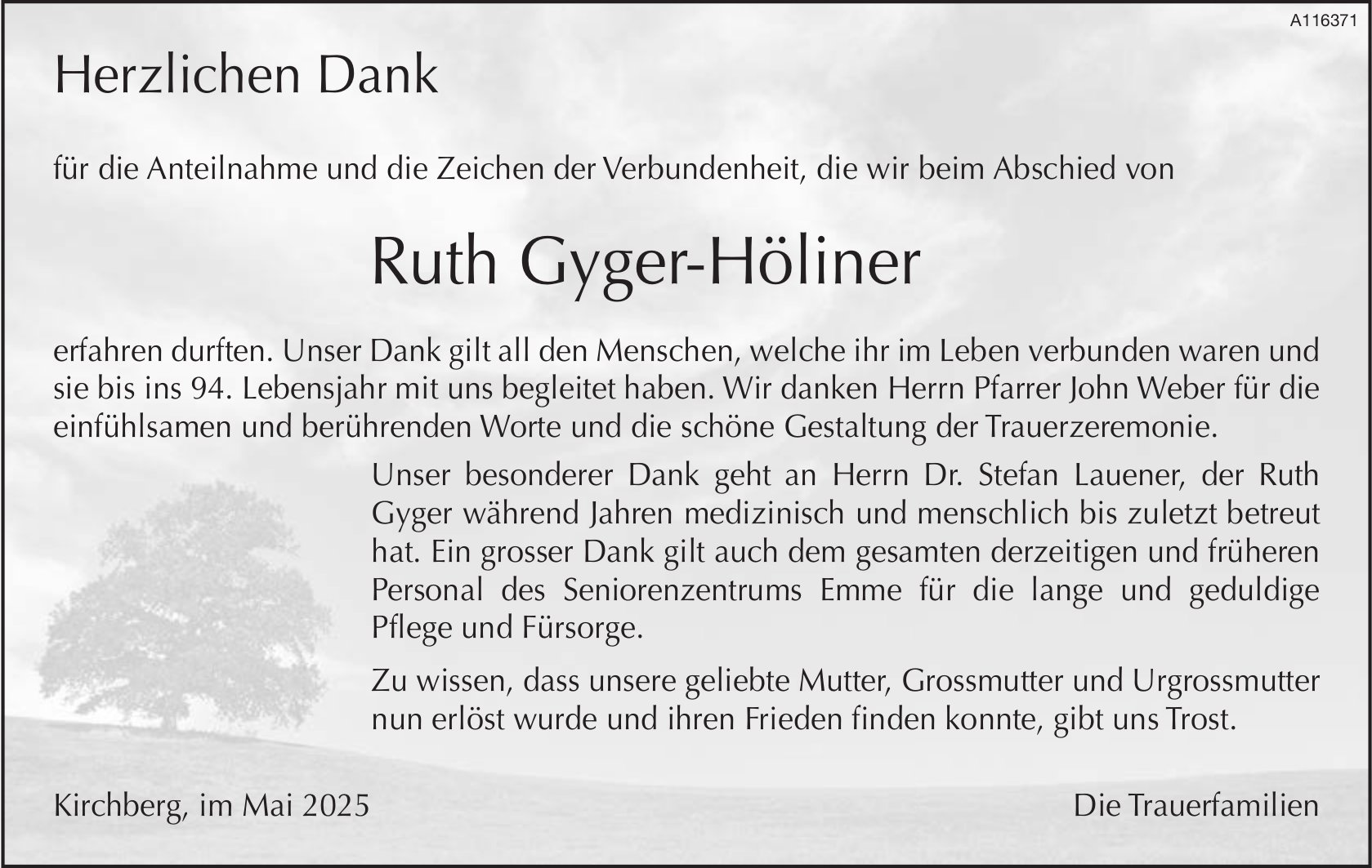 Ruth Gyger-Höliner, im Mai 2025 / DS