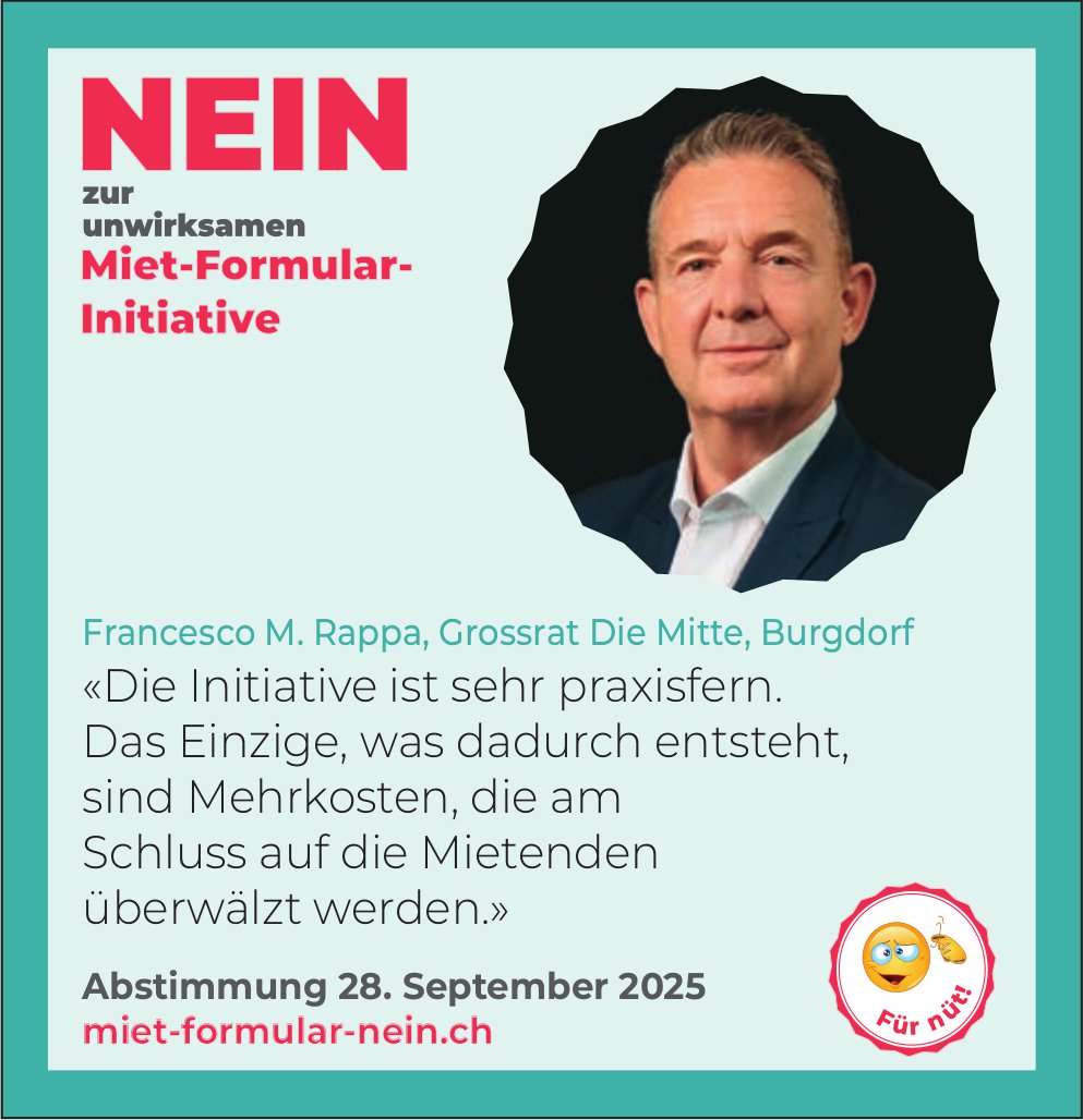 NEIN zur Miet-Formular-Initiative