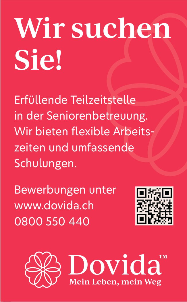 Seniorenbetreuung, Dovida, gesucht