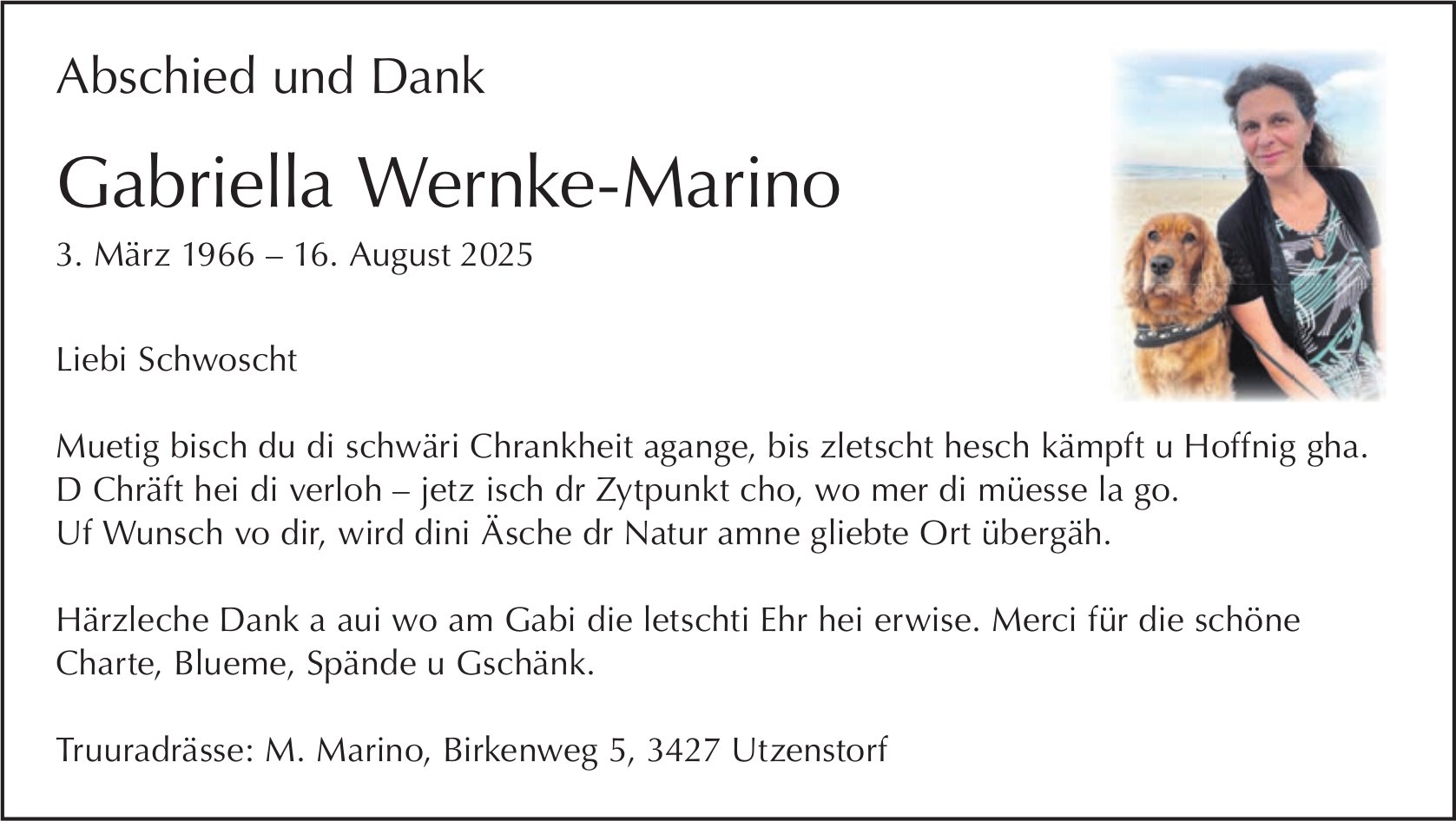 Gabriella Wernke-Marino, August 2025 / TA + DS