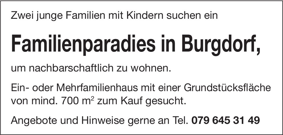 Ein- oder Mehrfamilienhaus, Burgdorf, zu kaufen gesucht
