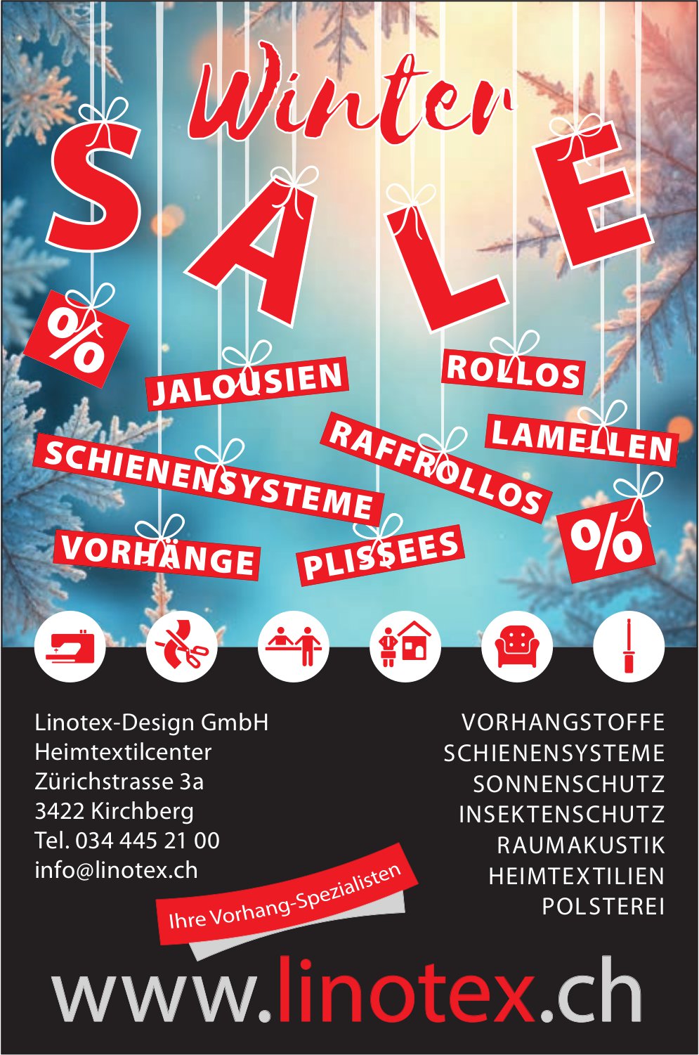 Linotex-Design GmbH, Kirchberg - Winter Sale