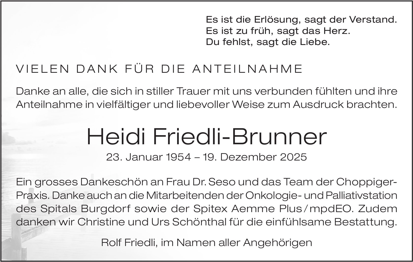 Heidi Friedli-Brunner, im Januar 2026 / DS