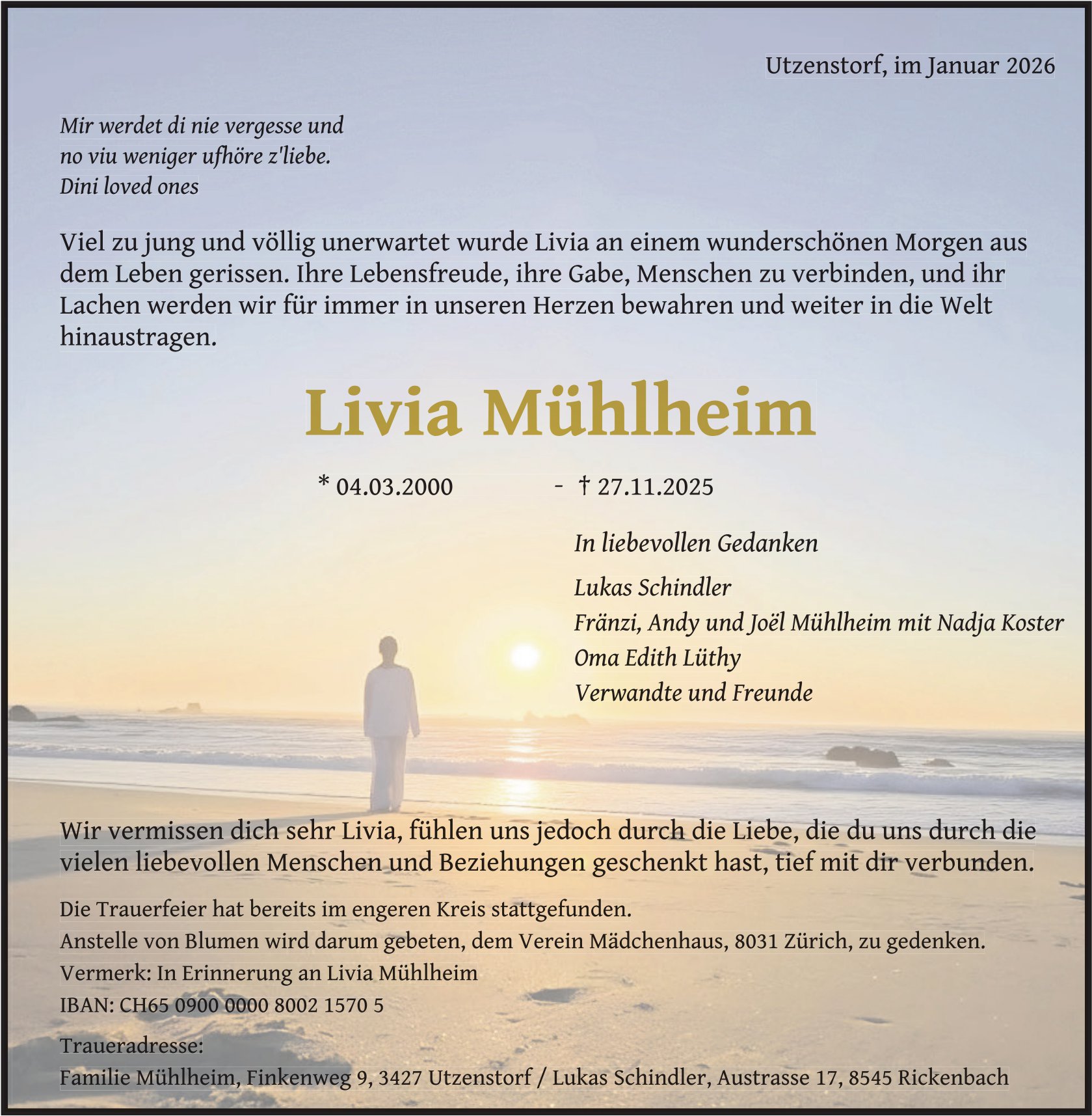 Livia Mühlheim, November 2025 / TA