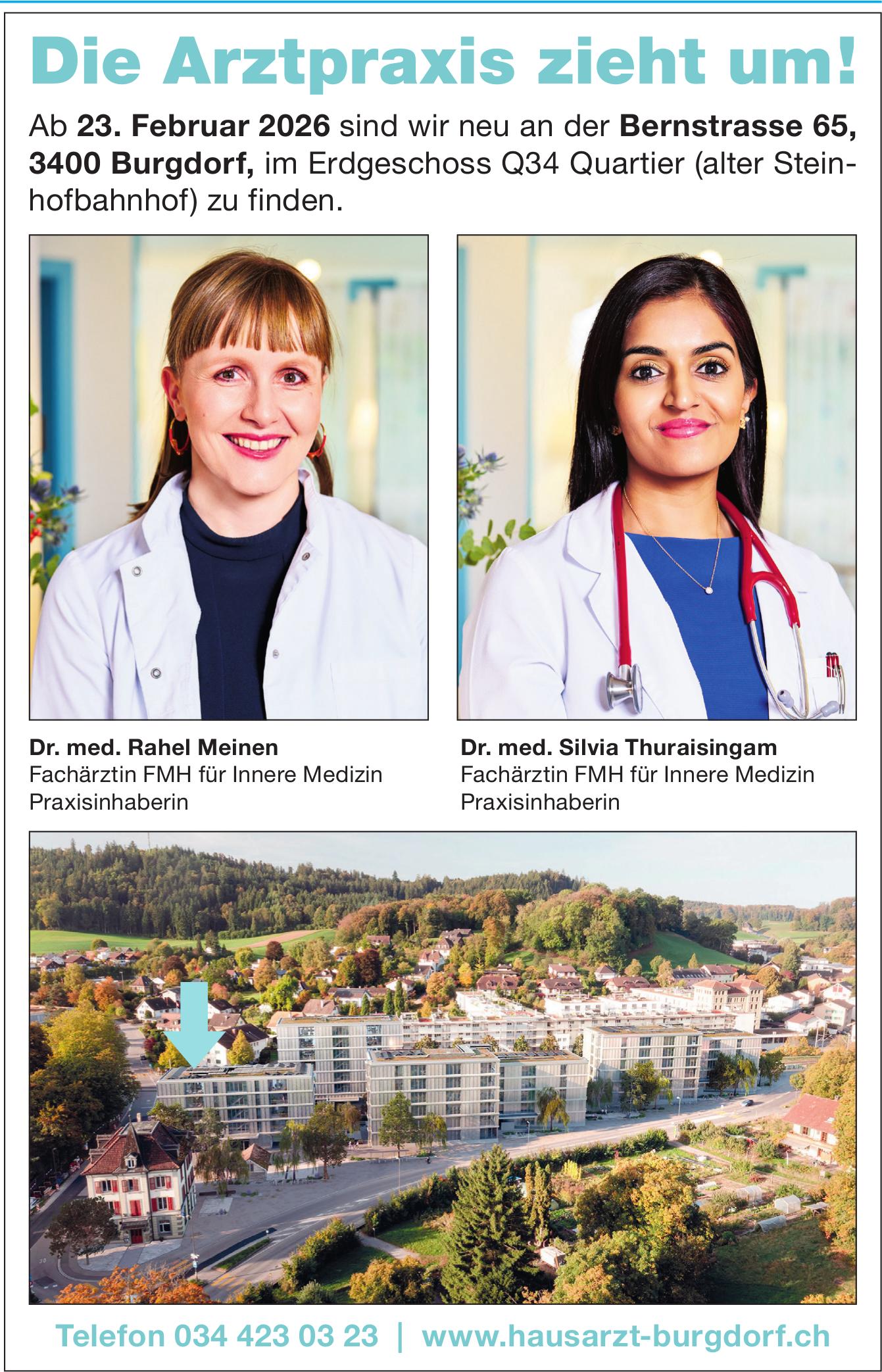 Hausarzt Burgdorf, Die Arztpraxis zieht um!