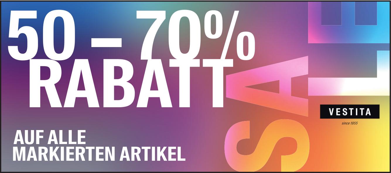 Vestita, 50-70% Rabatt