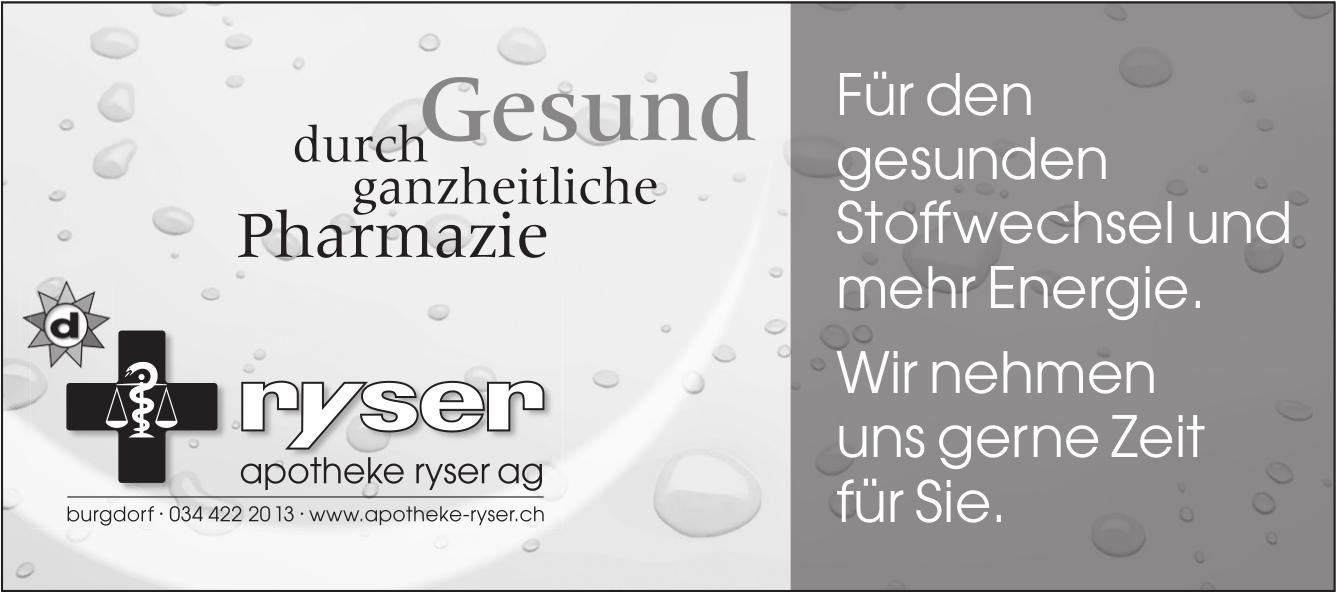 apotheke ryser ag, Gesund durch ganzheitliche Pharmazie