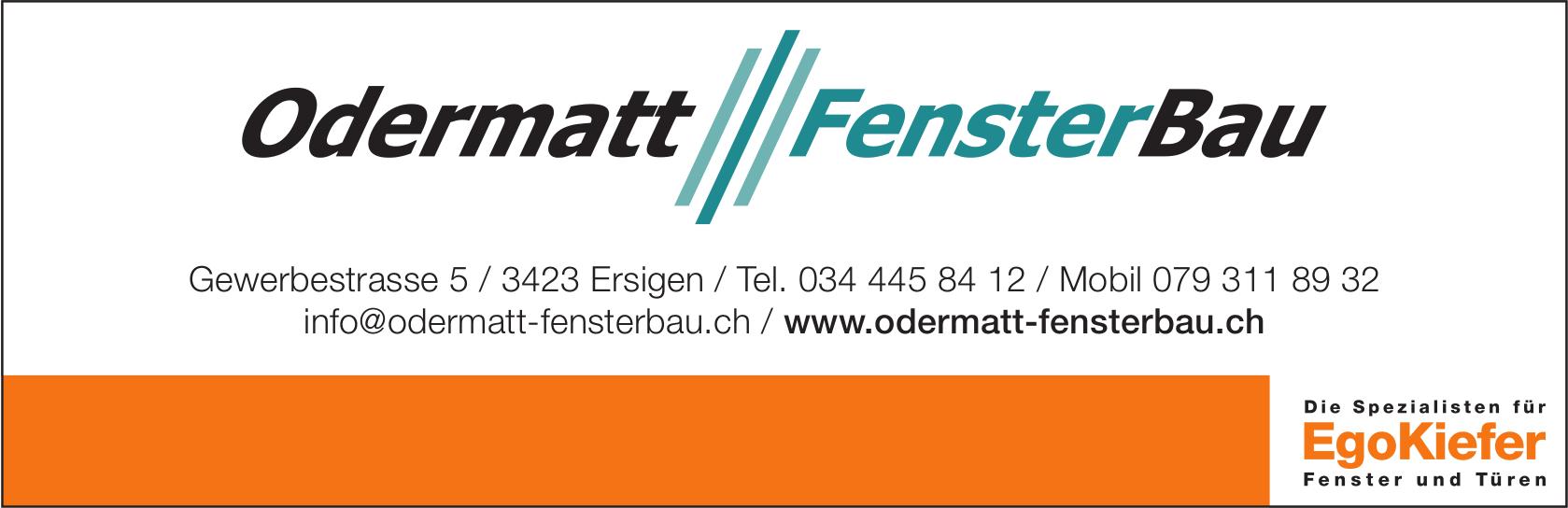 Odermatt Fensterbau, Ersigen - Die Spezialisten für EgoKiefer Fenster und Türen