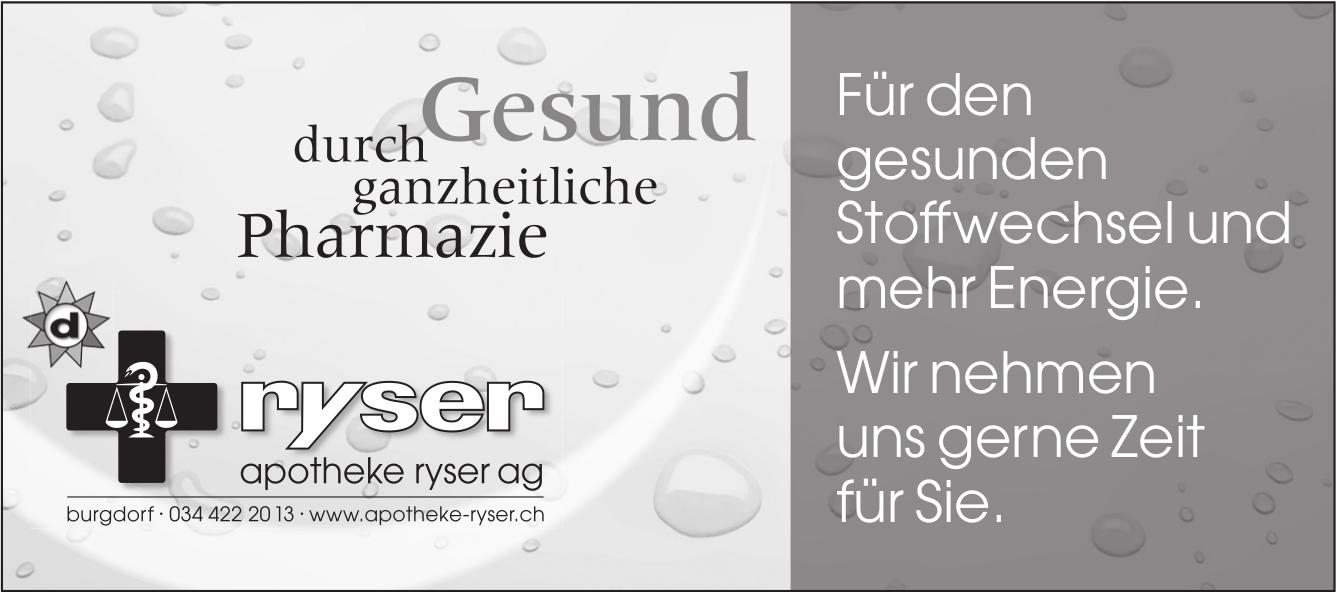 apotheke ryser ag, Gesund durch ganzheitliche Pharmazie