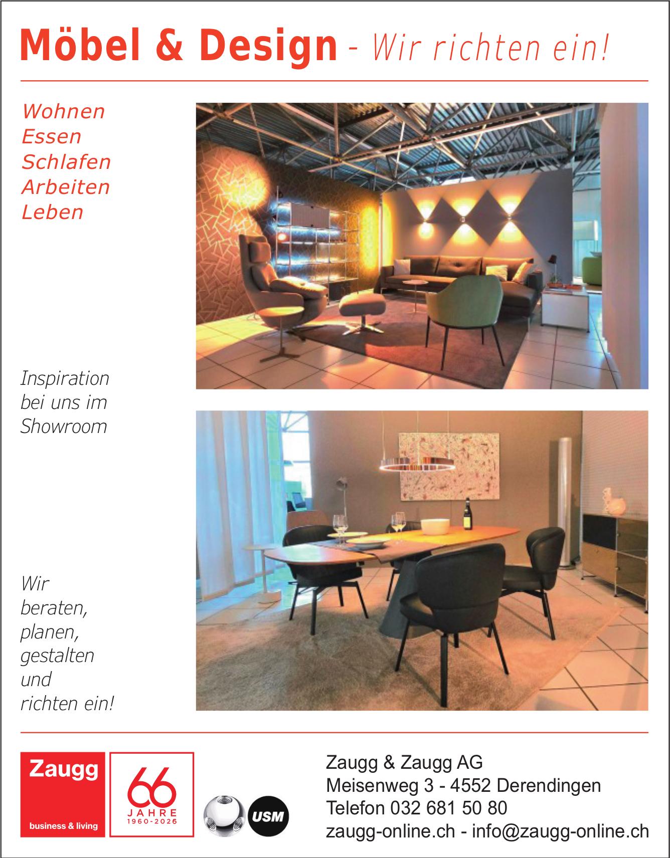 Zaugg & Zaugg AG, Derendingen - Möbel & Design - Wir richten ein!