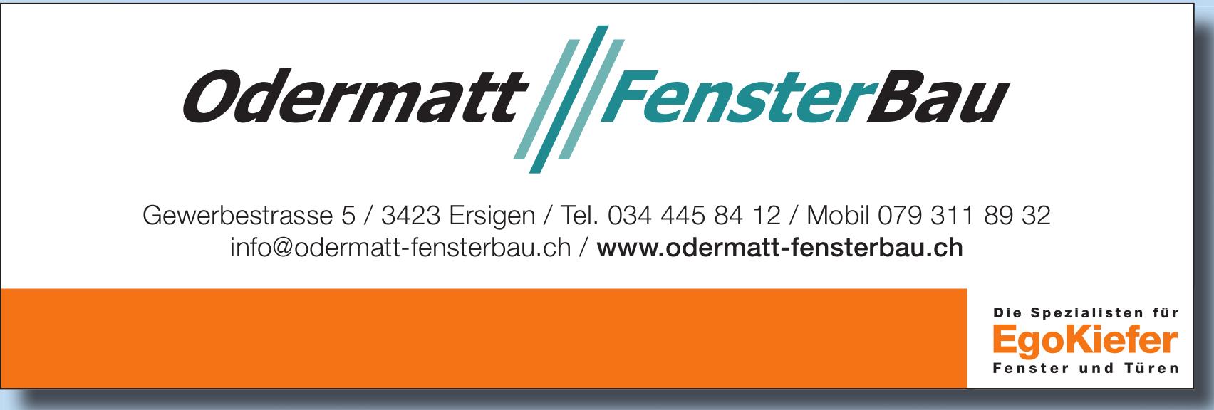 Odermatt Fensterbau, Ersigen - Die Spezialisten für EgoKiefer Fenster und Türen