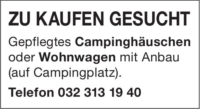 Campinghäuschen oder Wohnwagen, zu kaufen gesucht
