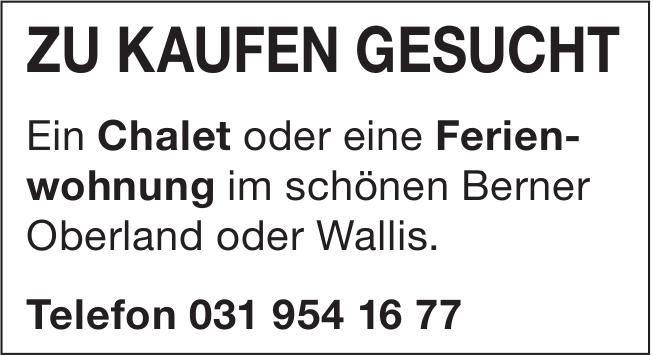 Ein Chalet oder eine Ferienwohnung, Chalet, zu kaufen gesucht