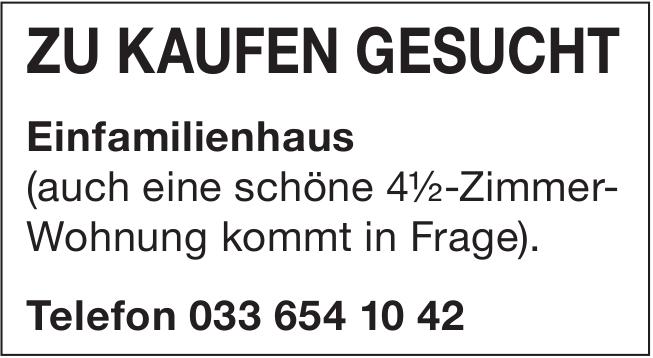 Einfamilienhaus, Haus, zu kaufen gesucht