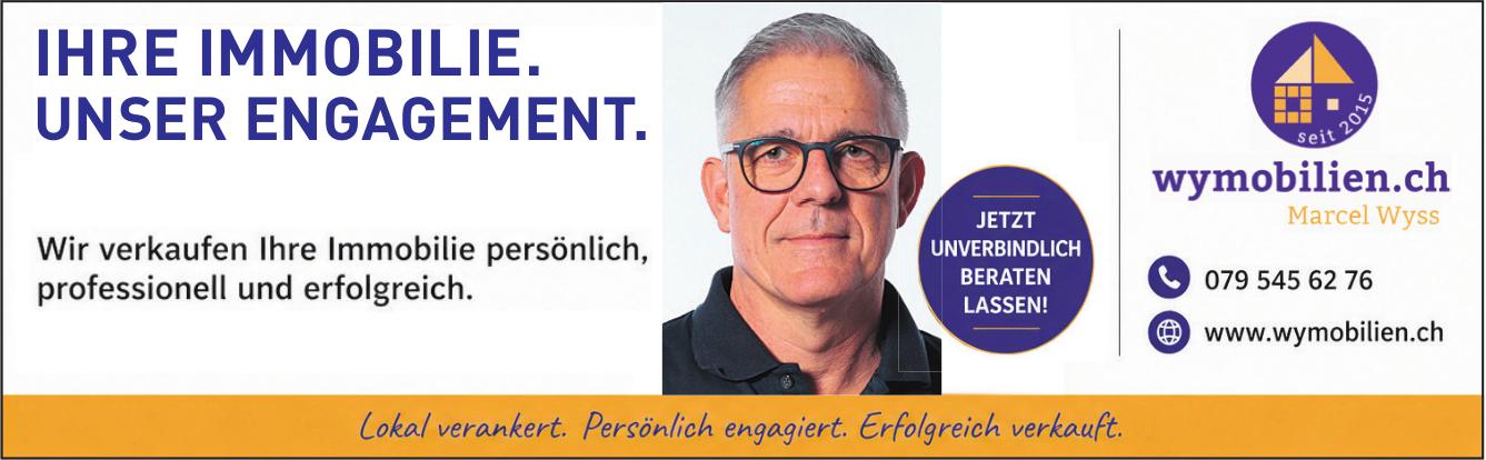 Marcel Wyss, IHRE IMMOBILIE. UNSER ENGAGEMENT.