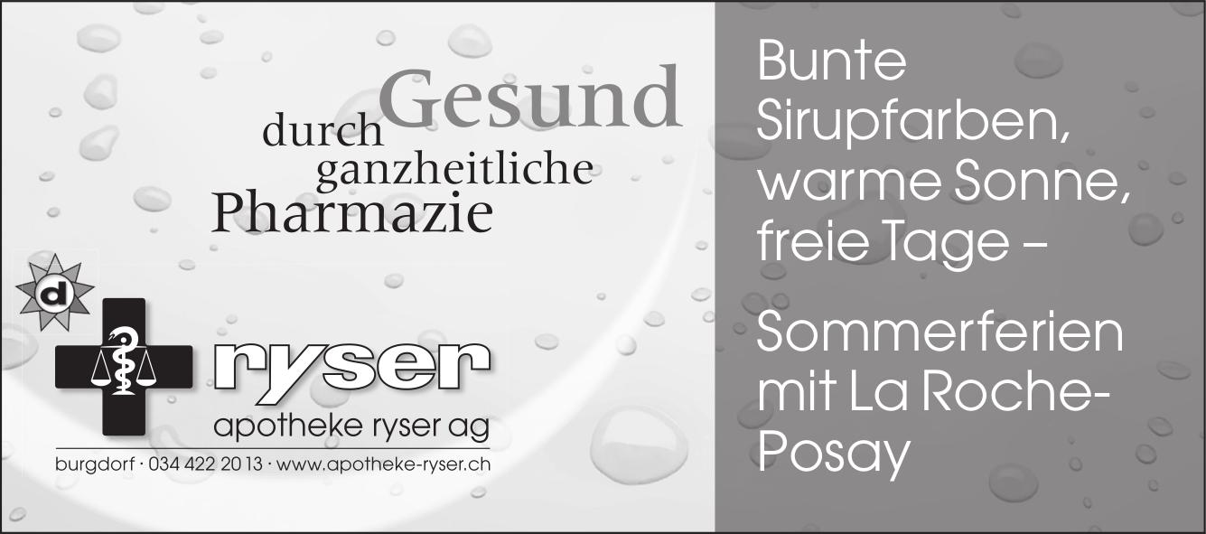 apotheke ryser ag, Burgdorf - Bunte Sirupfarben, warme Sonne, freie Tage – Sommerferien mit La Roche-Posay