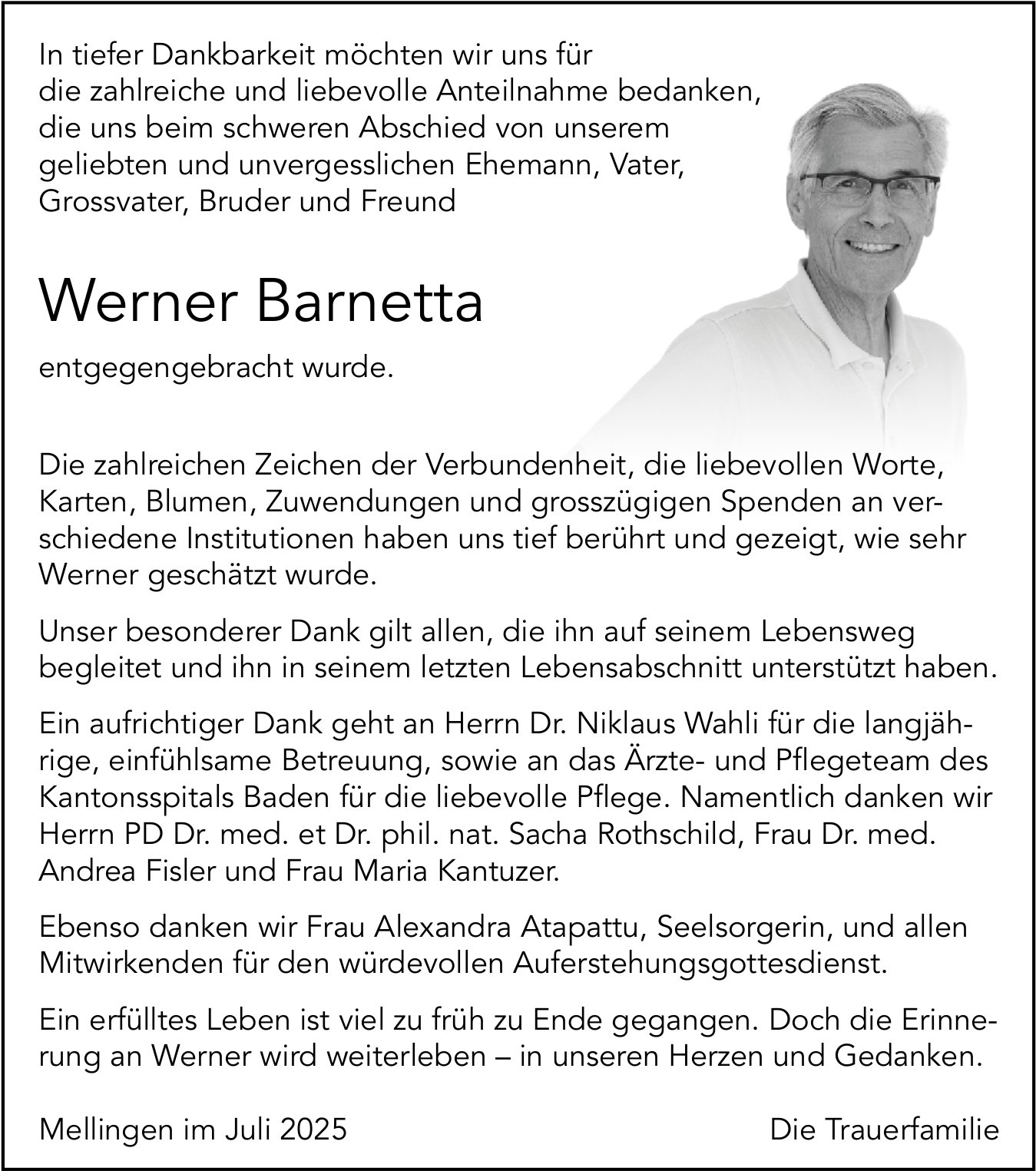 Barnetta Werner, im Juli 2025 / DS