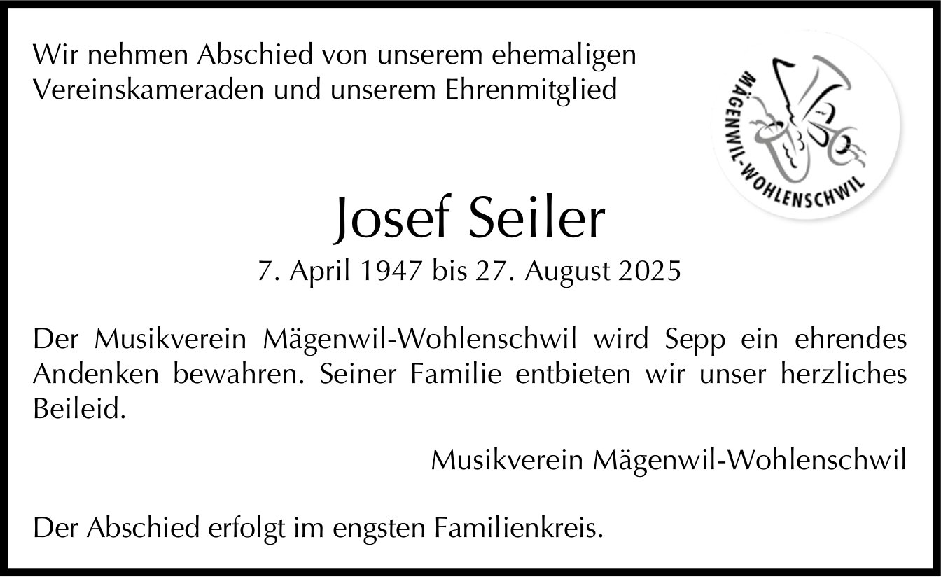 Seiler Josef, August 2025 / TA