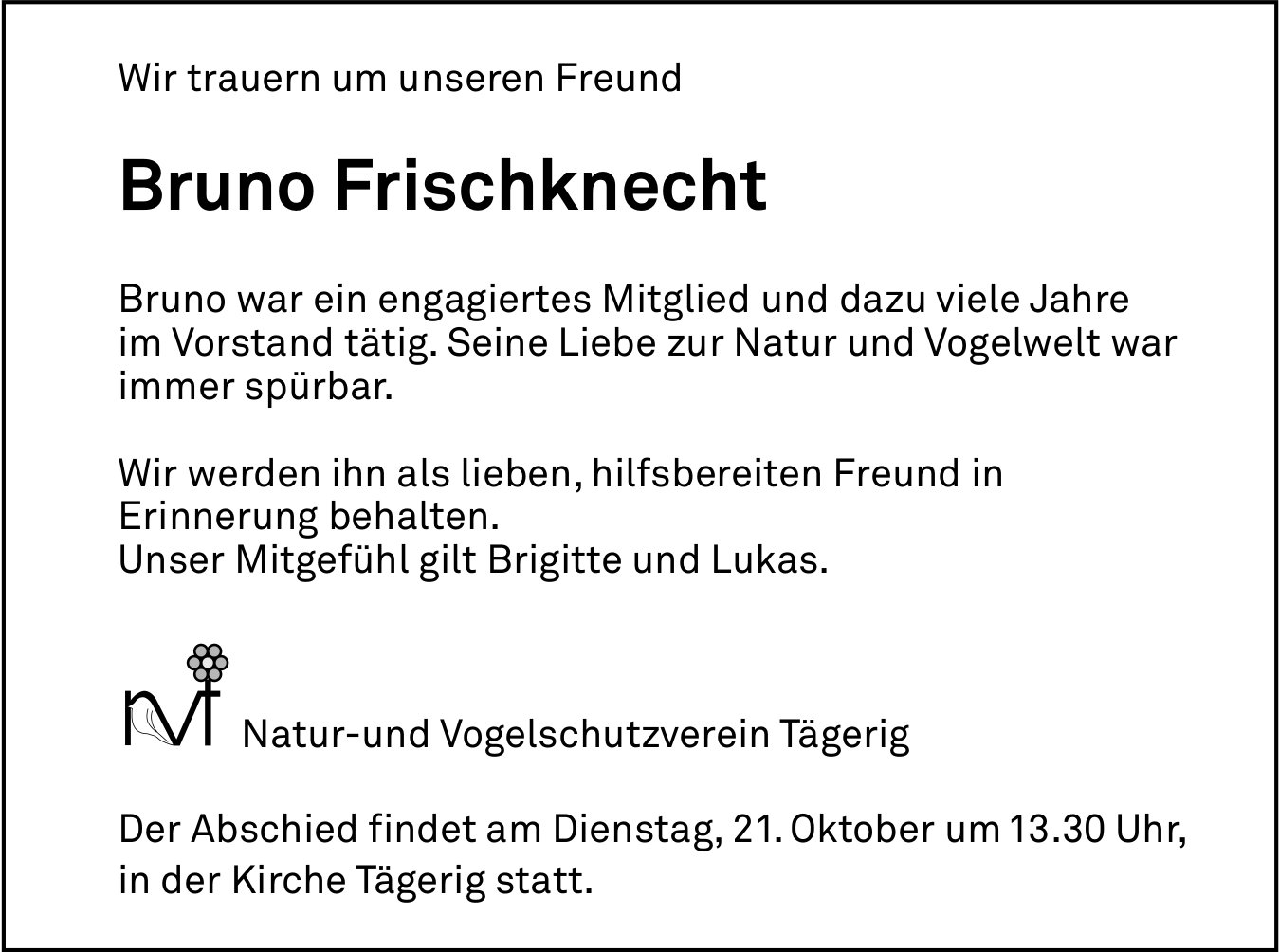 Frischknecht Bruno / TA