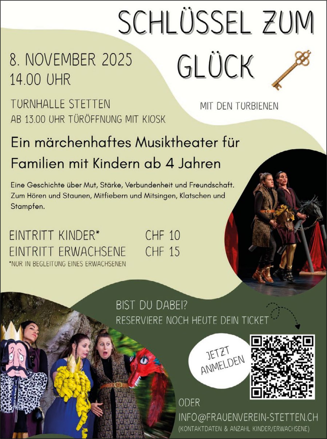 Schlüssel zum Glück, 8. November, Turnhalle, Stetten
