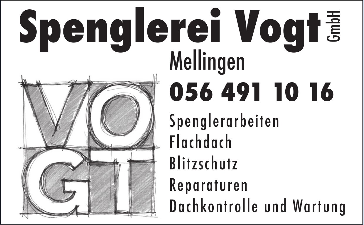 Spenglerei Vogt GmbH, Mellingen - Spenglerarbeiten, Flachdach,  Blitzschutz,  Reparaturen