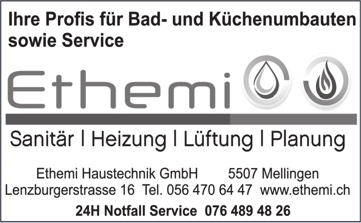 Ethemi Haustechnik GmbH, Mellingen - Sanitär, Heizung,  Lüftung,  Planung