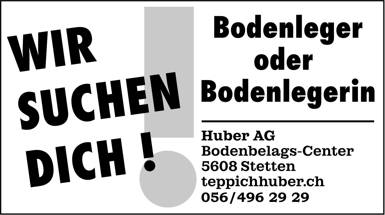 Bodenleger/in, Huber AG Bodenbelags-Center, Stetten, gesucht